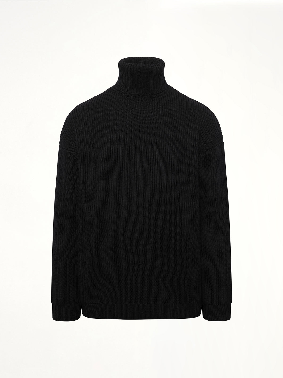 Chunky Turtleneck in Black
