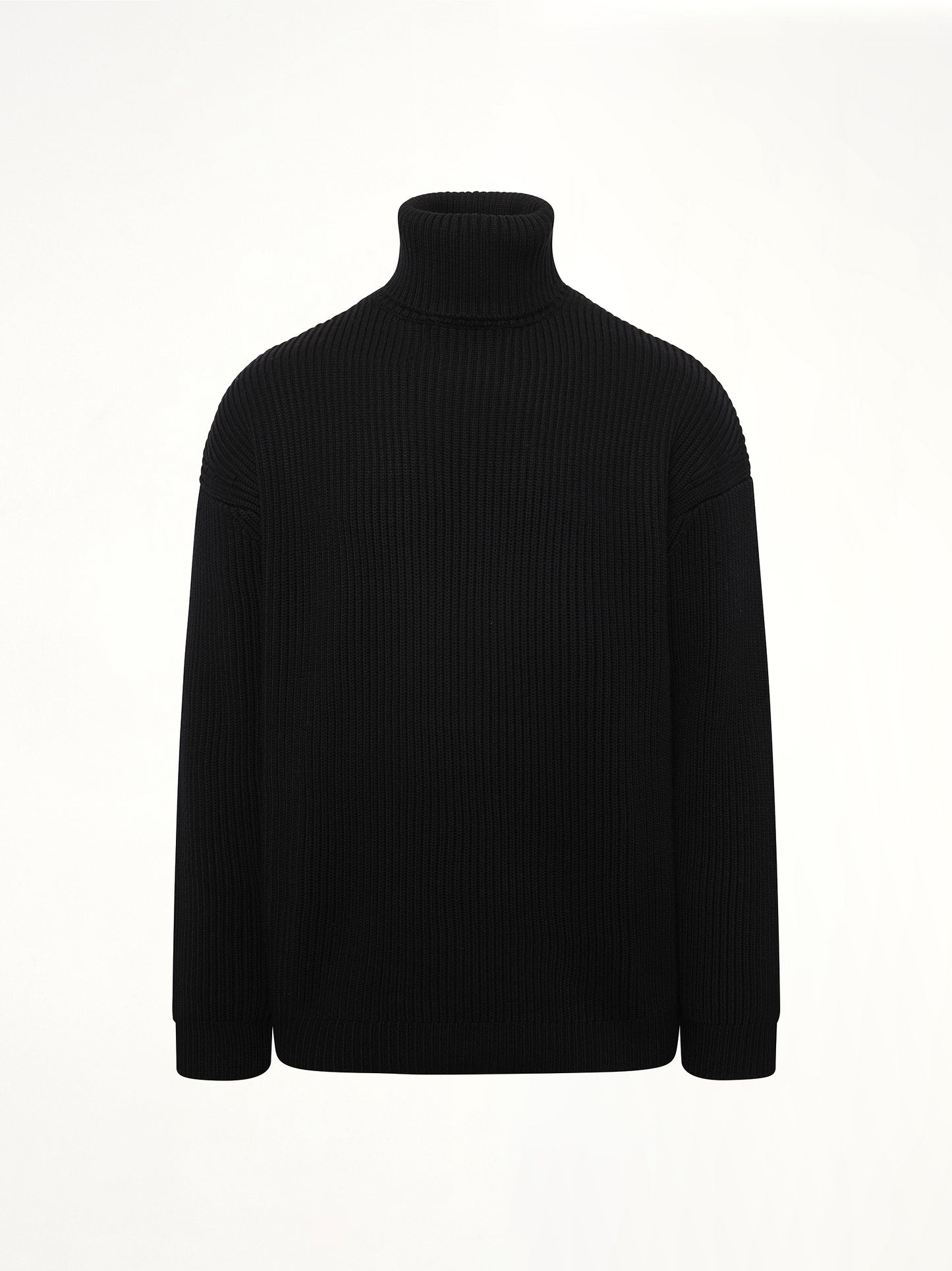 Chunky Turtleneck in Black