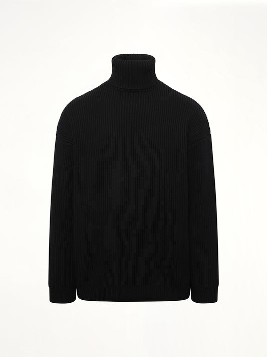 Chunky Turtleneck in Black