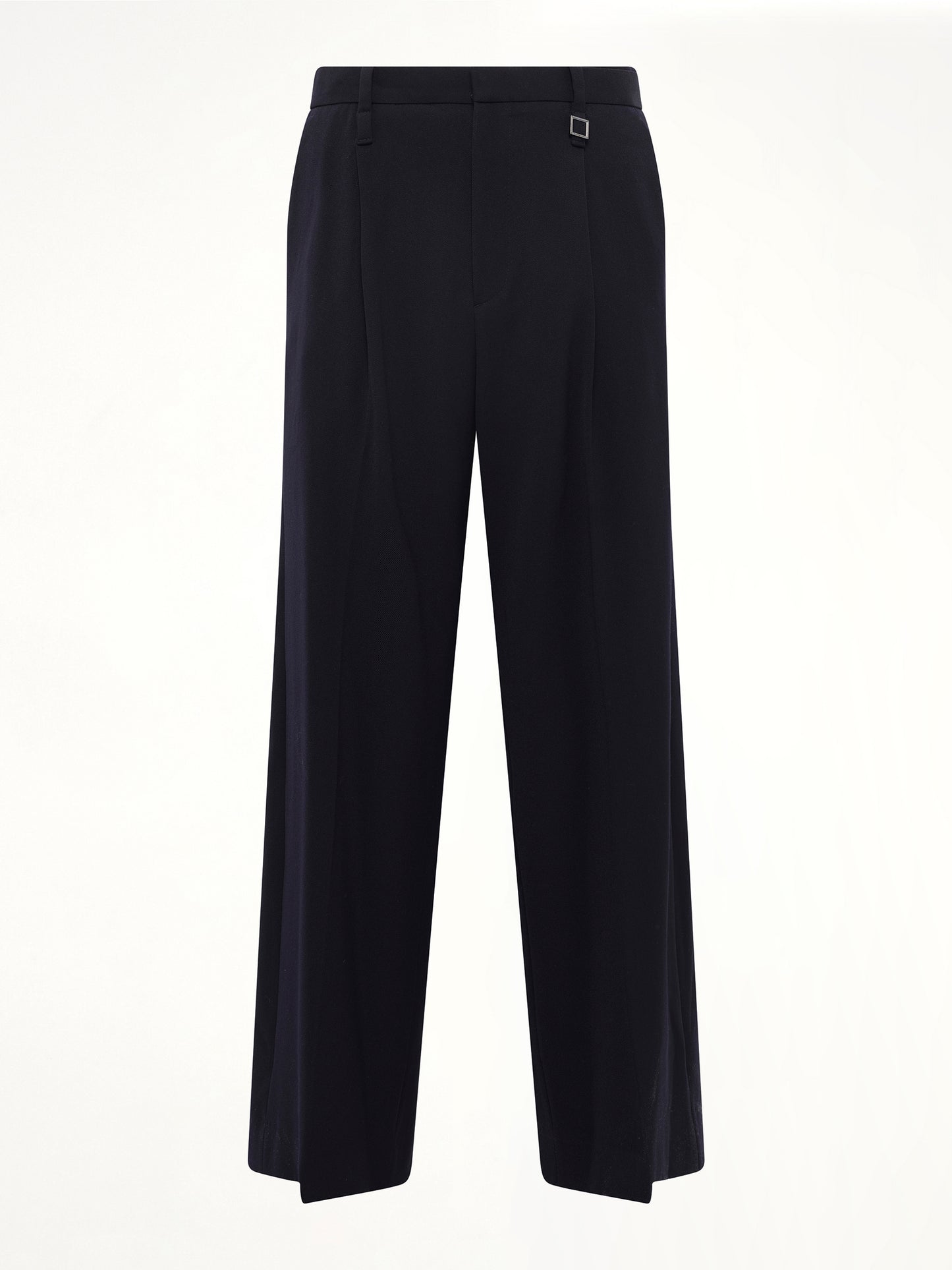 Wide Slacks in Navy