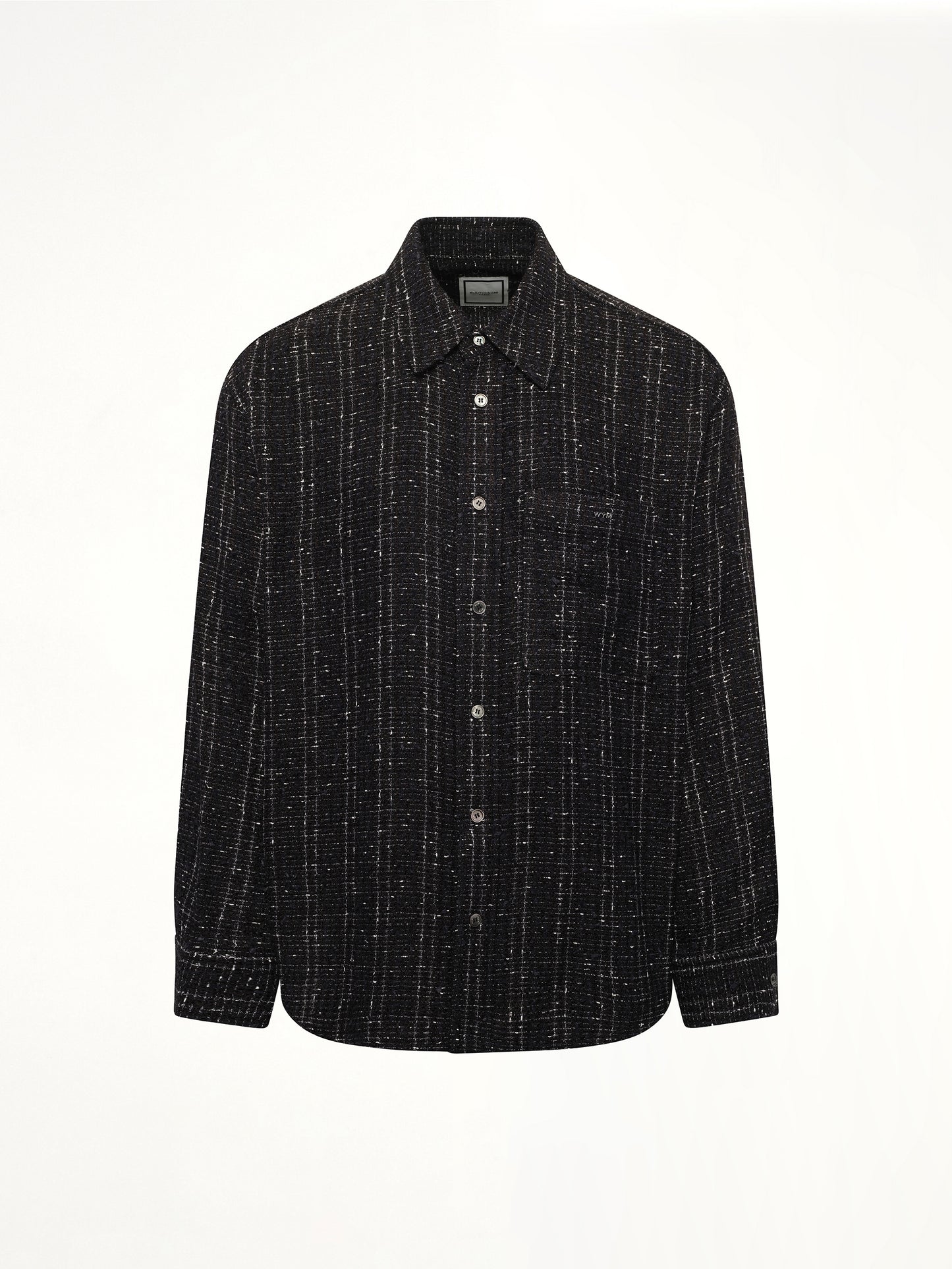 Tweed Shirt in Black