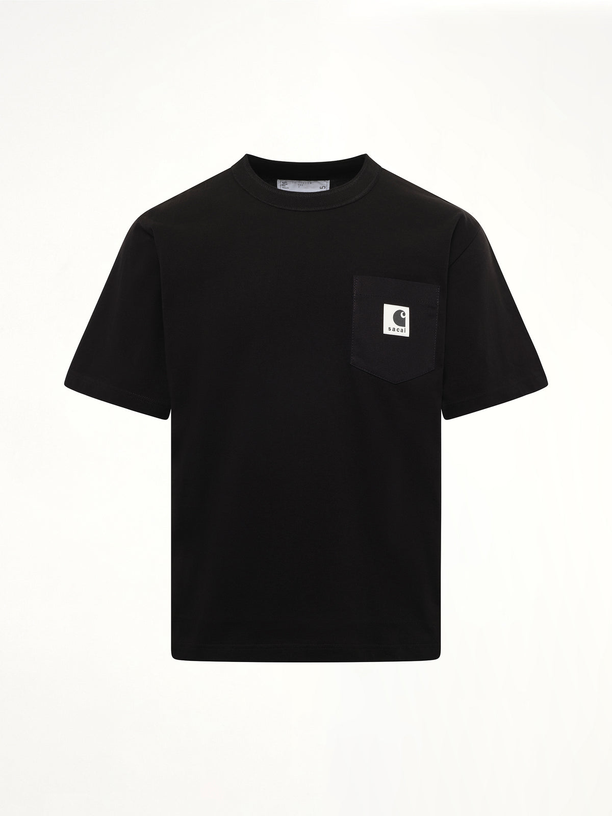 블랙 Carhartt WIP 코튼 저지 티셔츠