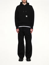 블랙 Carhartt WIP 코튼 저지 후디