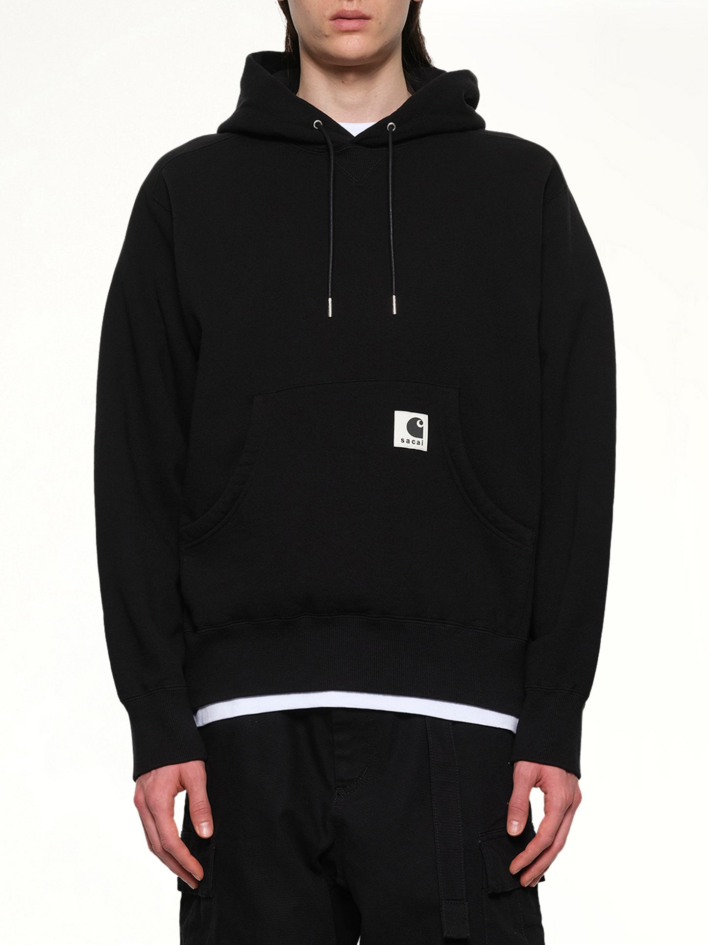 Carhartt WIP Cotton Jersey Hoodie in Black