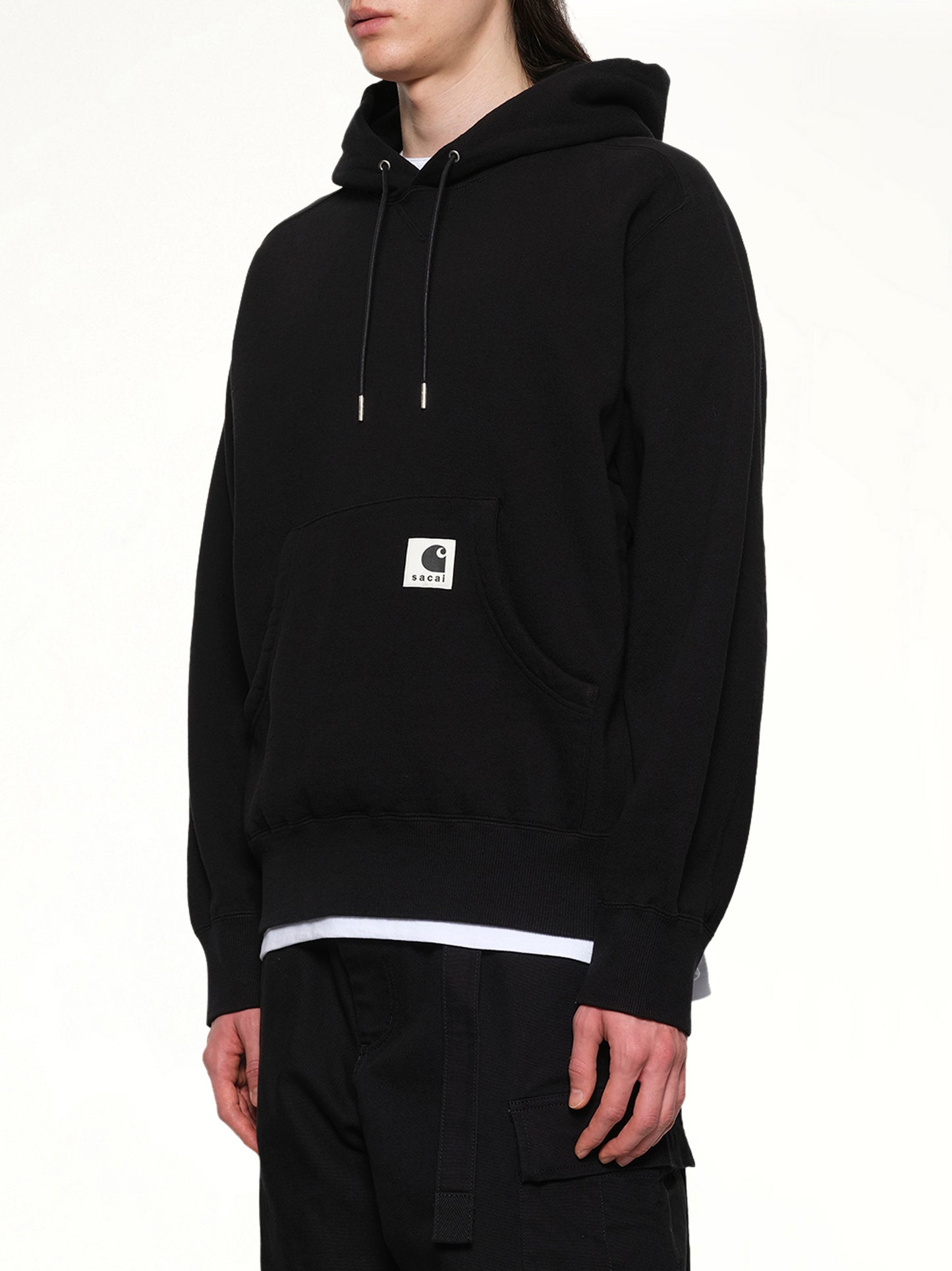 Carhartt WIP Cotton Jersey Hoodie in Black