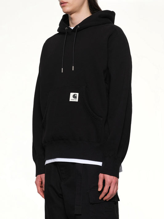 Carhartt WIP Cotton Jersey Hoodie in Black