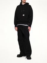 블랙 Carhartt WIP 코튼 저지 후디