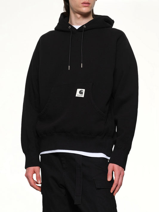 Carhartt WIP Cotton Jersey Hoodie in Black