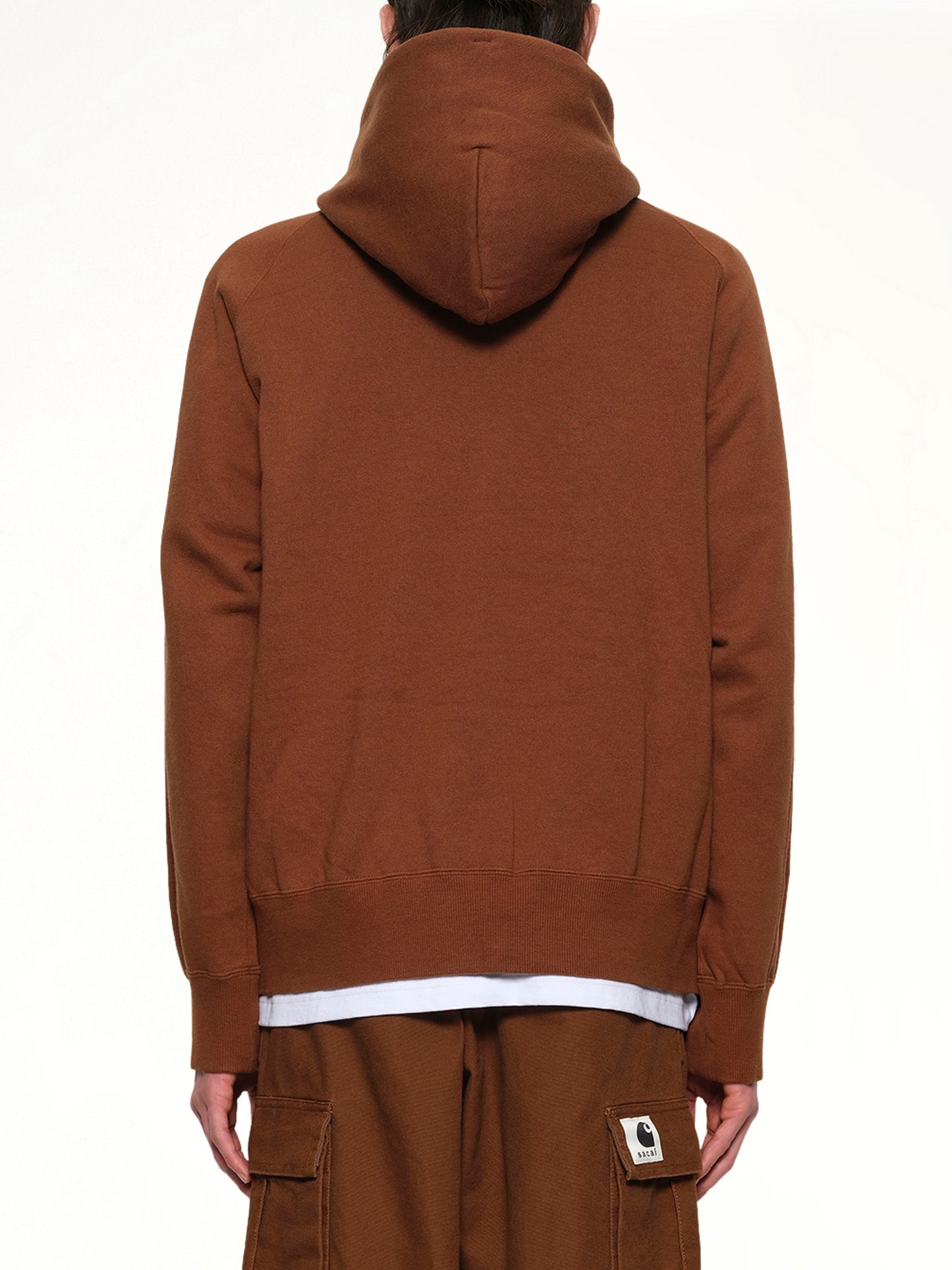 Carhartt WIP Cotton Jersey Hoodie in Dark Beige