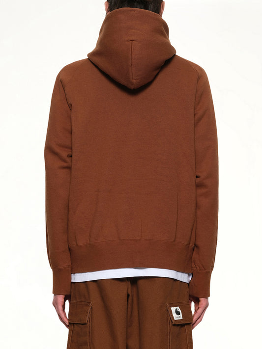 Carhartt WIP Cotton Jersey Hoodie in Dark Beige