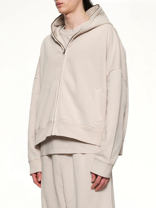 Eternal Zip Hoodie in Off White
