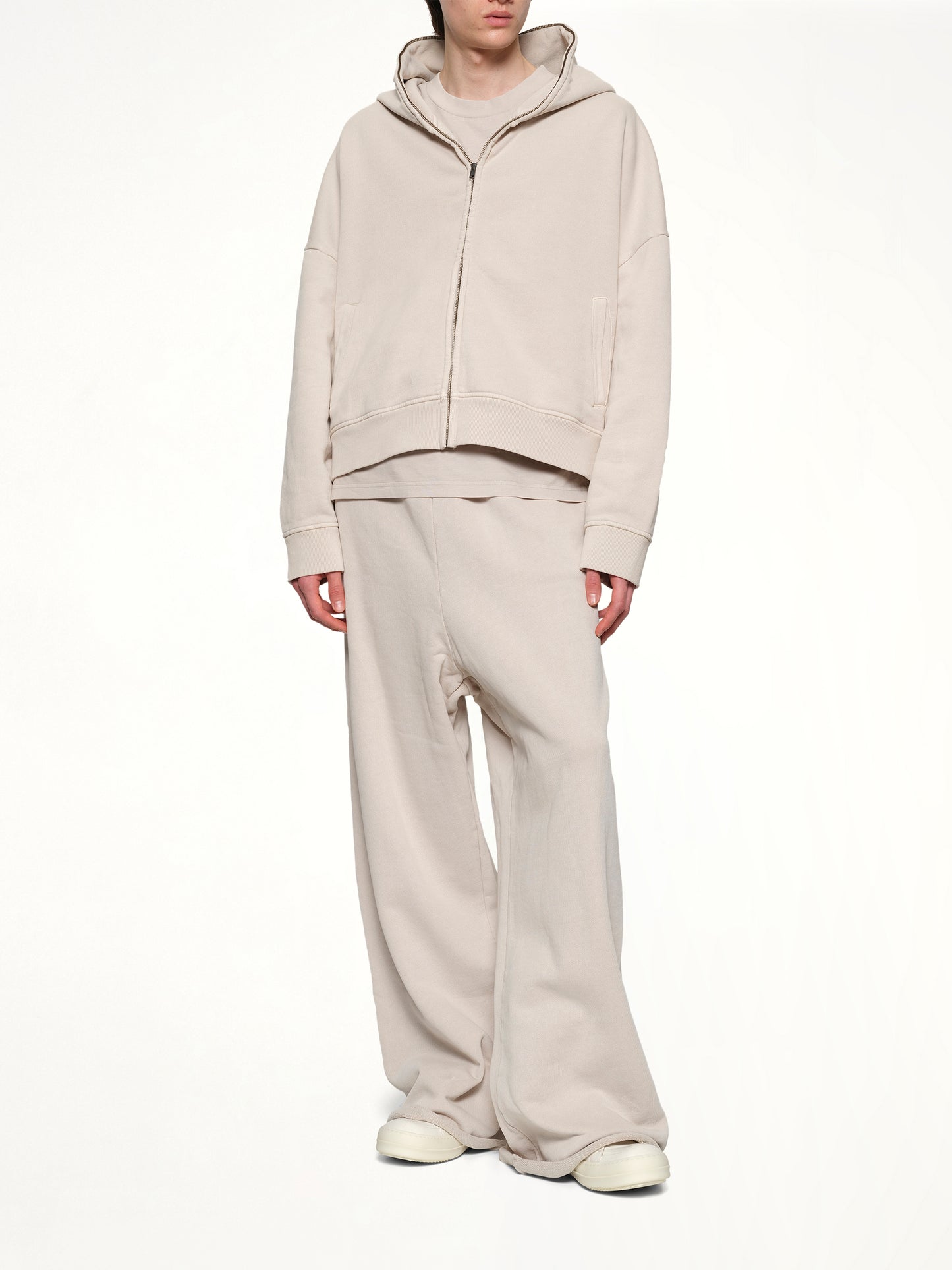 Eternal Zip Hoodie in Off White