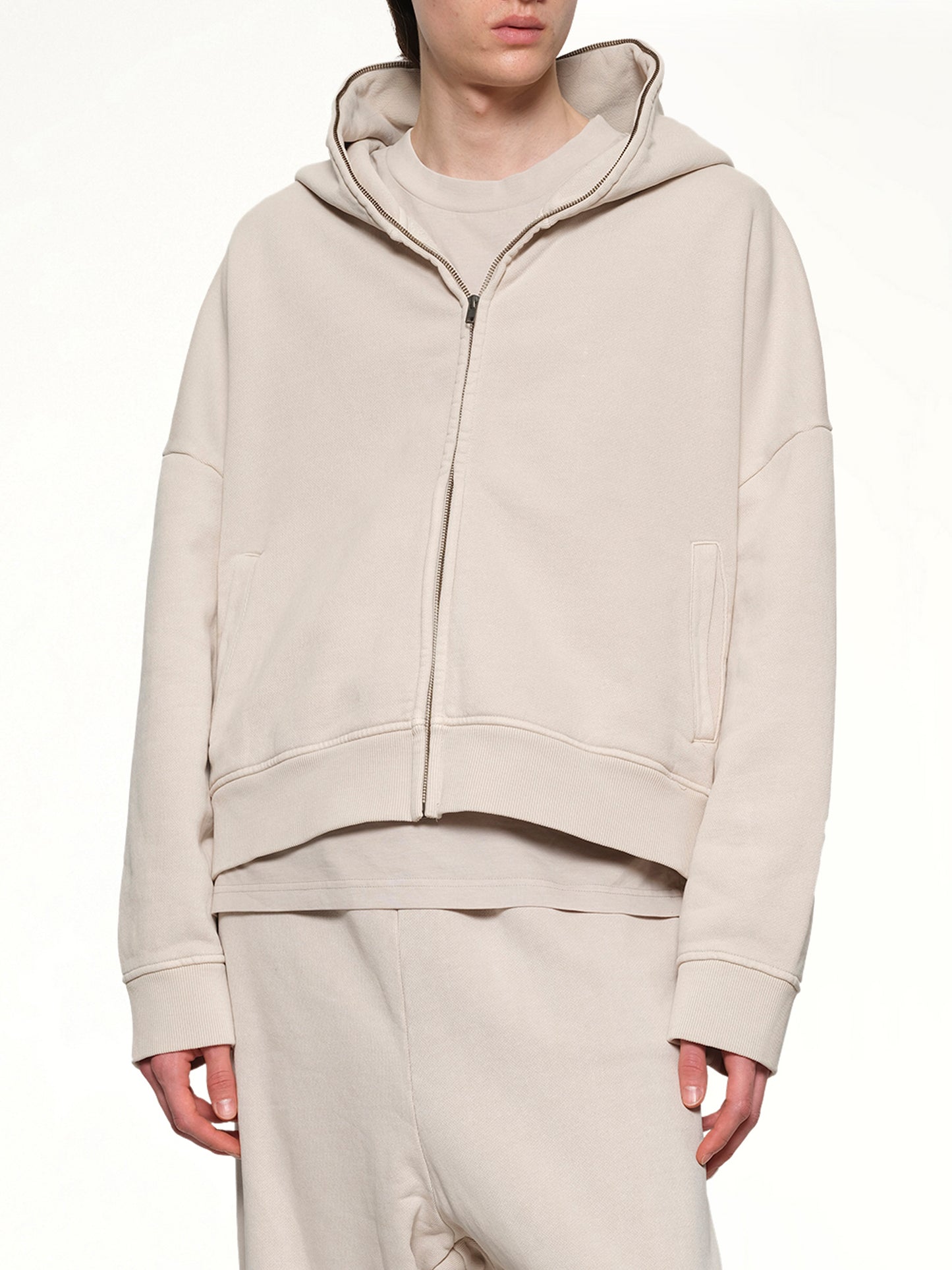 Eternal Zip Hoodie in Off White