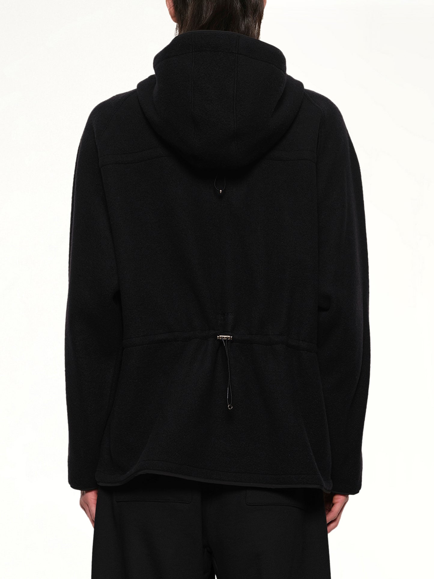 Fleece Hoodie in Black