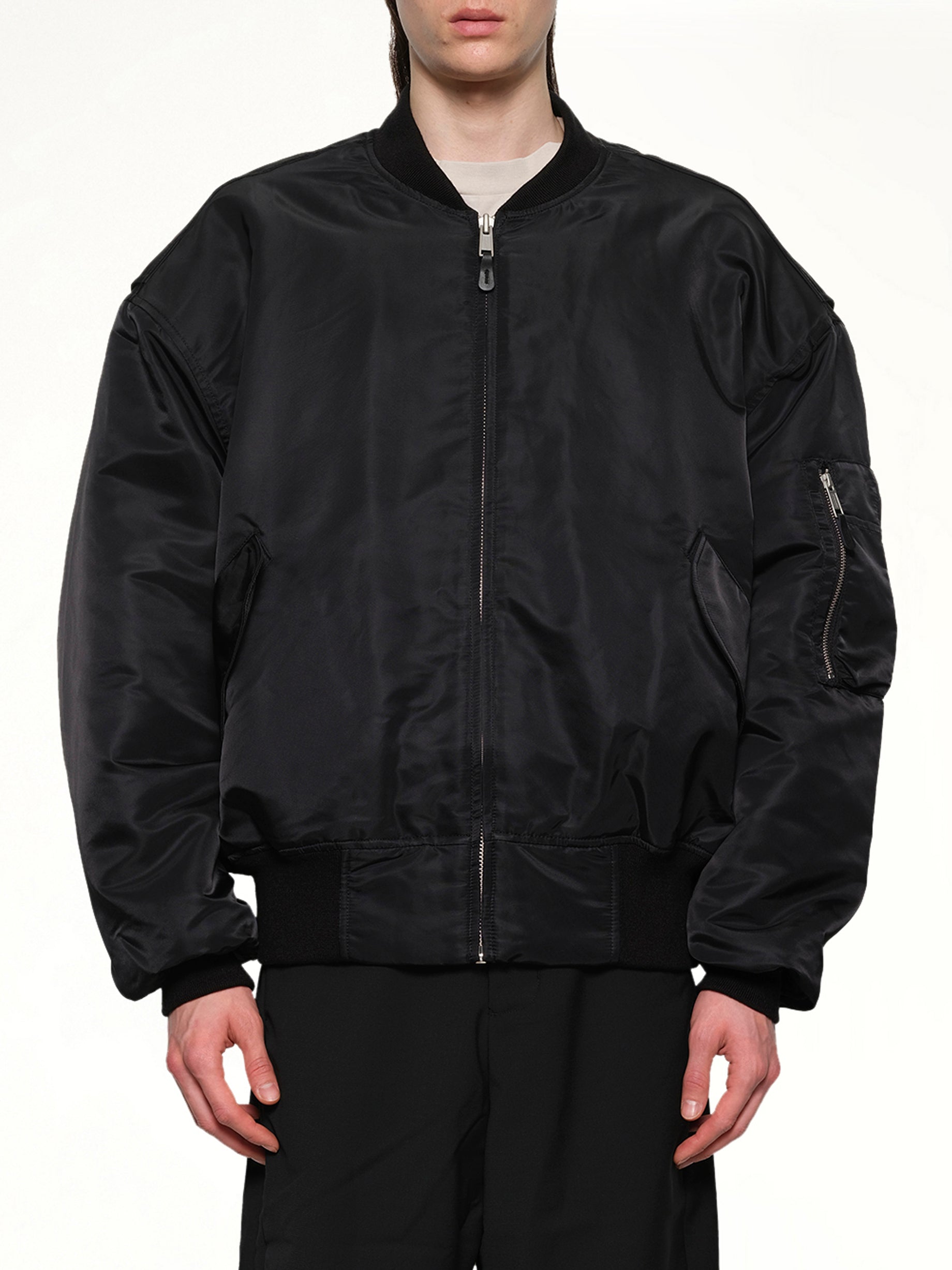 Broad Bomber Jacket in Oil