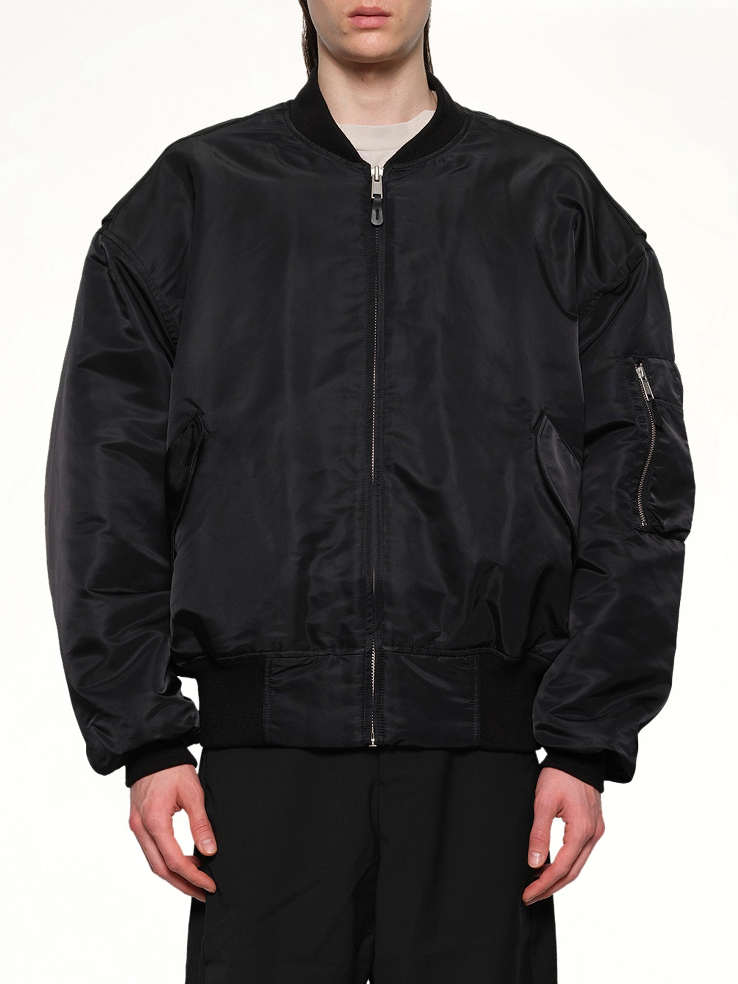 Broad Bomber Jacket in Oil