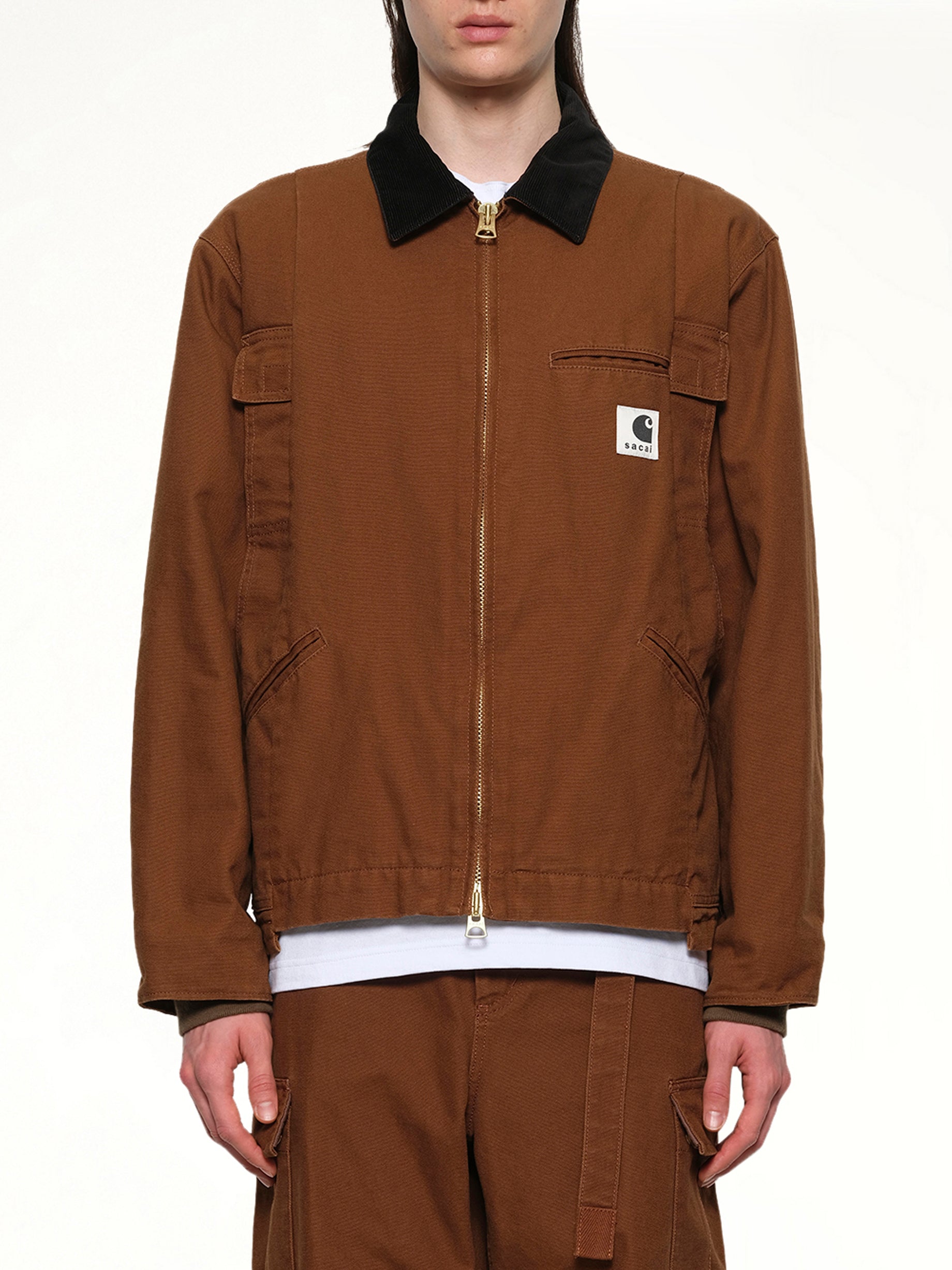 Carhartt WIP Duck Jacket in Dark Beige