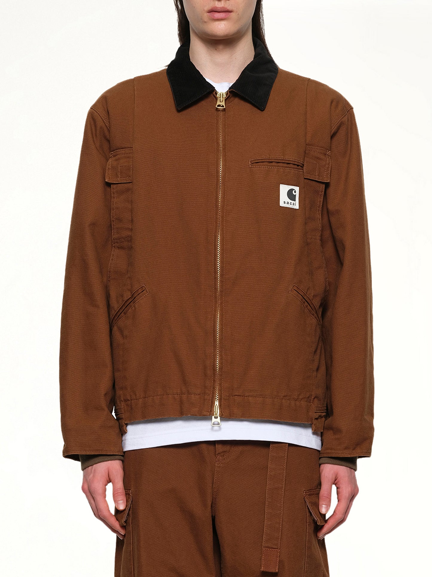 Carhartt WIP Duck Jacket in Dark Beige