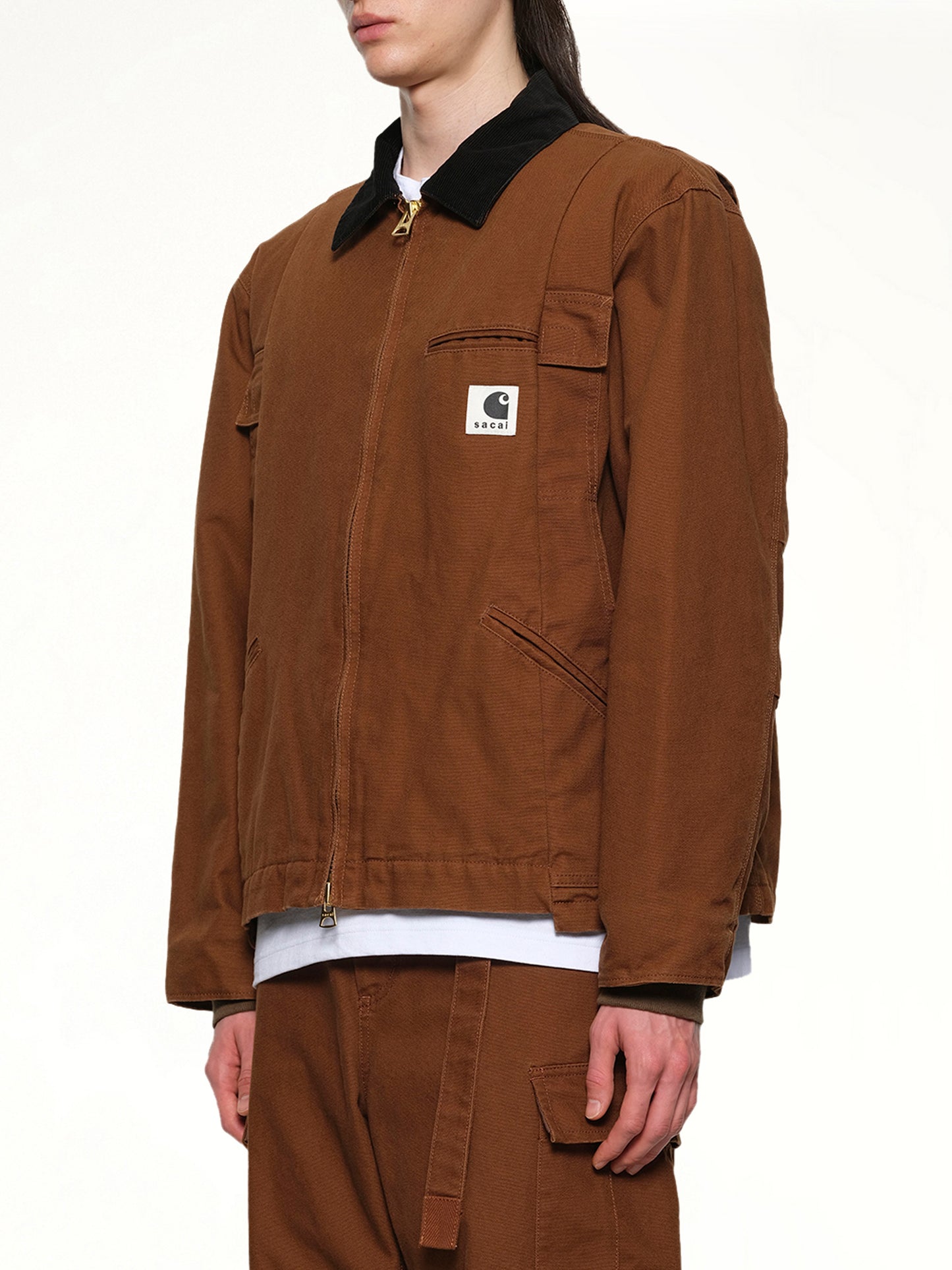 Carhartt WIP Duck Jacket in Dark Beige