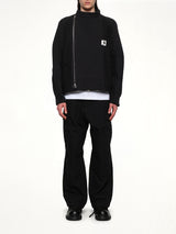 Carhartt WIP Washed Duck x Wool Knit Blouson in Black