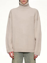 Chunky Turtleneck in Beige