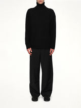 Chunky Turtleneck in Black