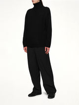Chunky Turtleneck in Black