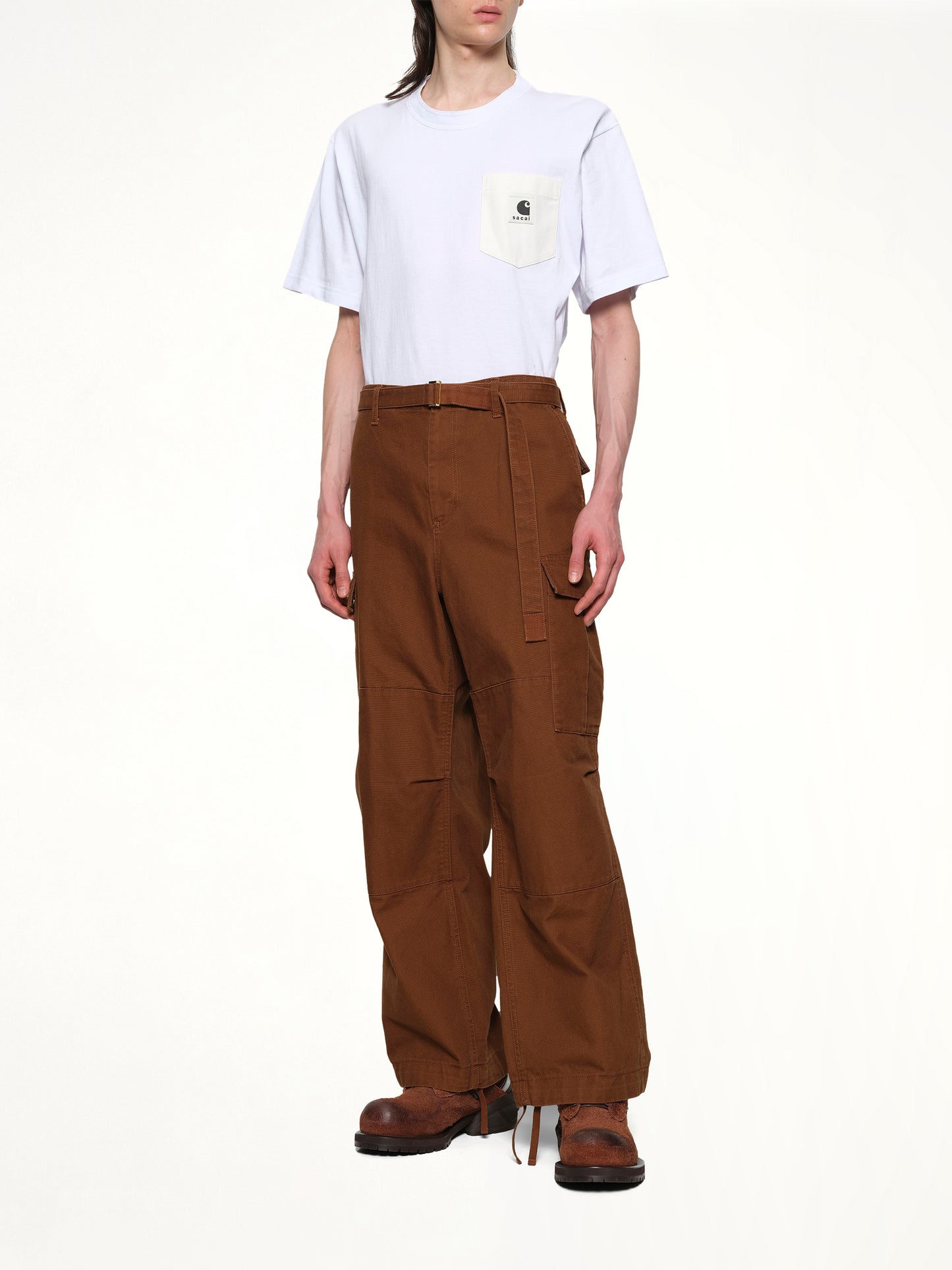 Carhartt WIP Duck Pants in Dark Beige