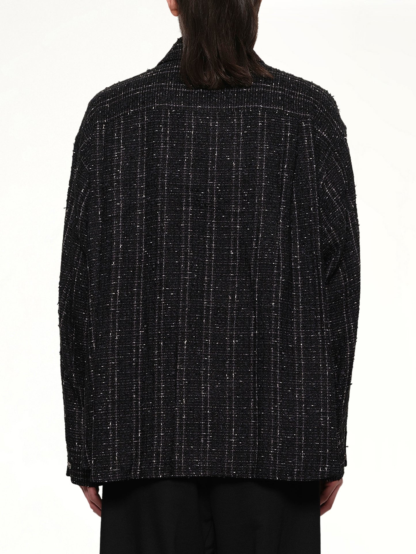 Tweed Shirt in Black