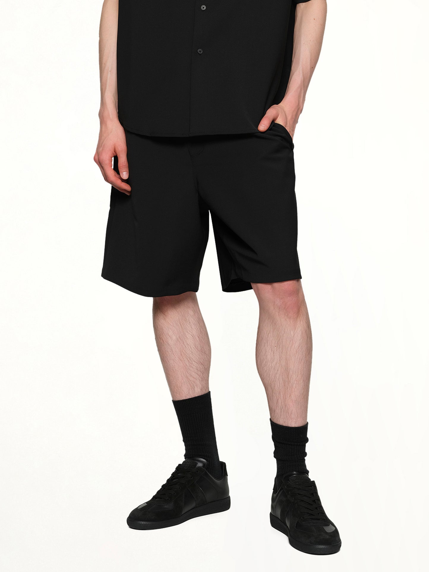 Tailored Shorts in Black