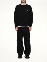 Carhartt WIP Cotton Jersey L/S T-Shirt in Black