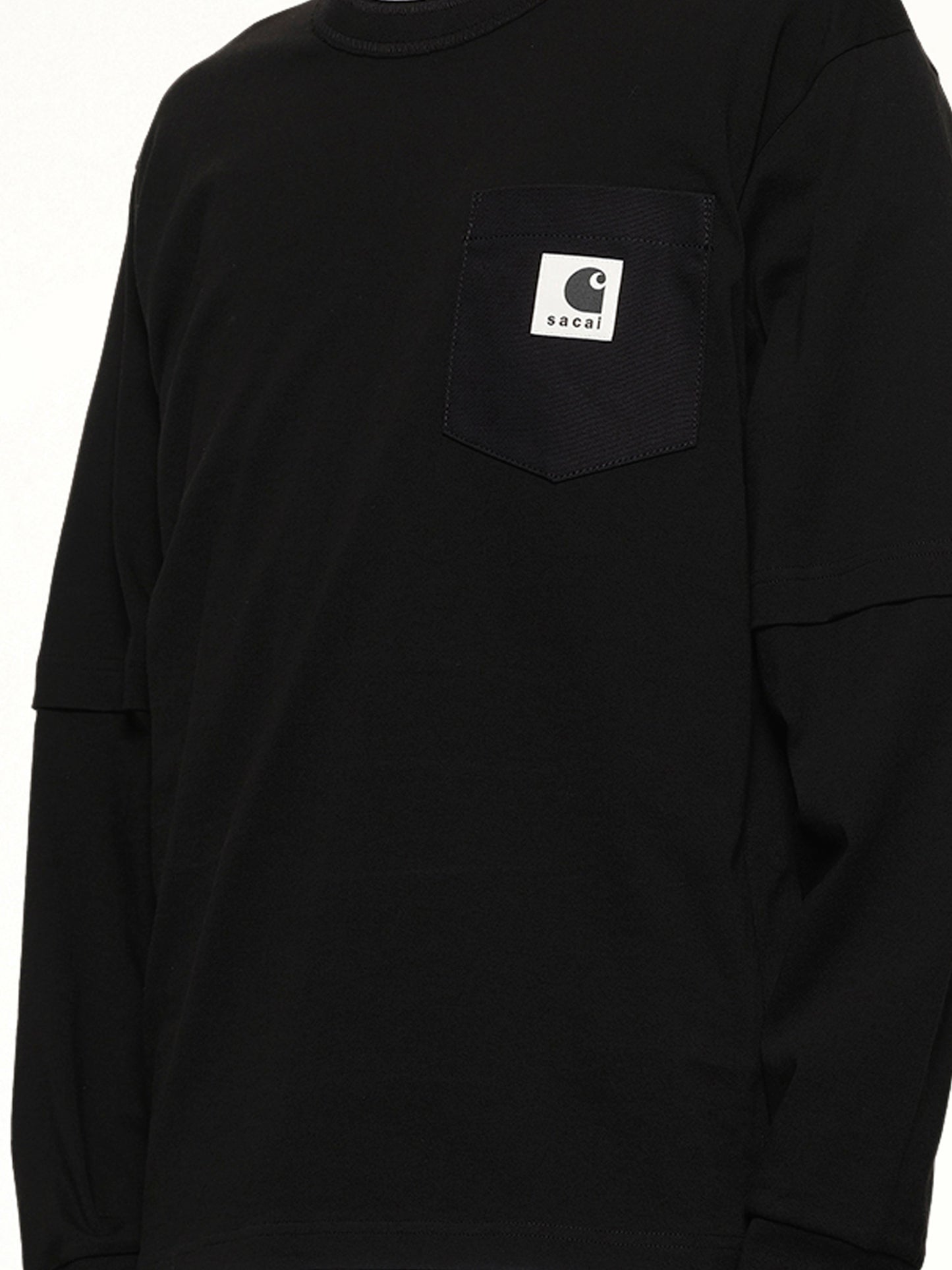 Carhartt WIP Cotton Jersey L/S T-Shirt in Black