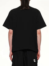 블랙 Carhartt WIP 코튼 저지 티셔츠