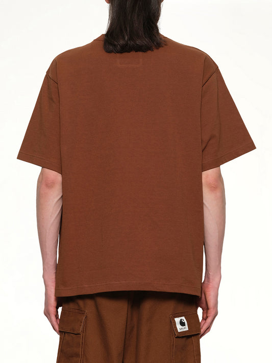 Carhartt WIP Cotton Jersey T-Shirt in Dark Beige