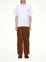화이트 Carhartt WIP 코튼 저지 티셔츠