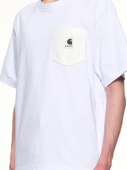 Carhartt WIP Cotton Jersey T-Shirt in White