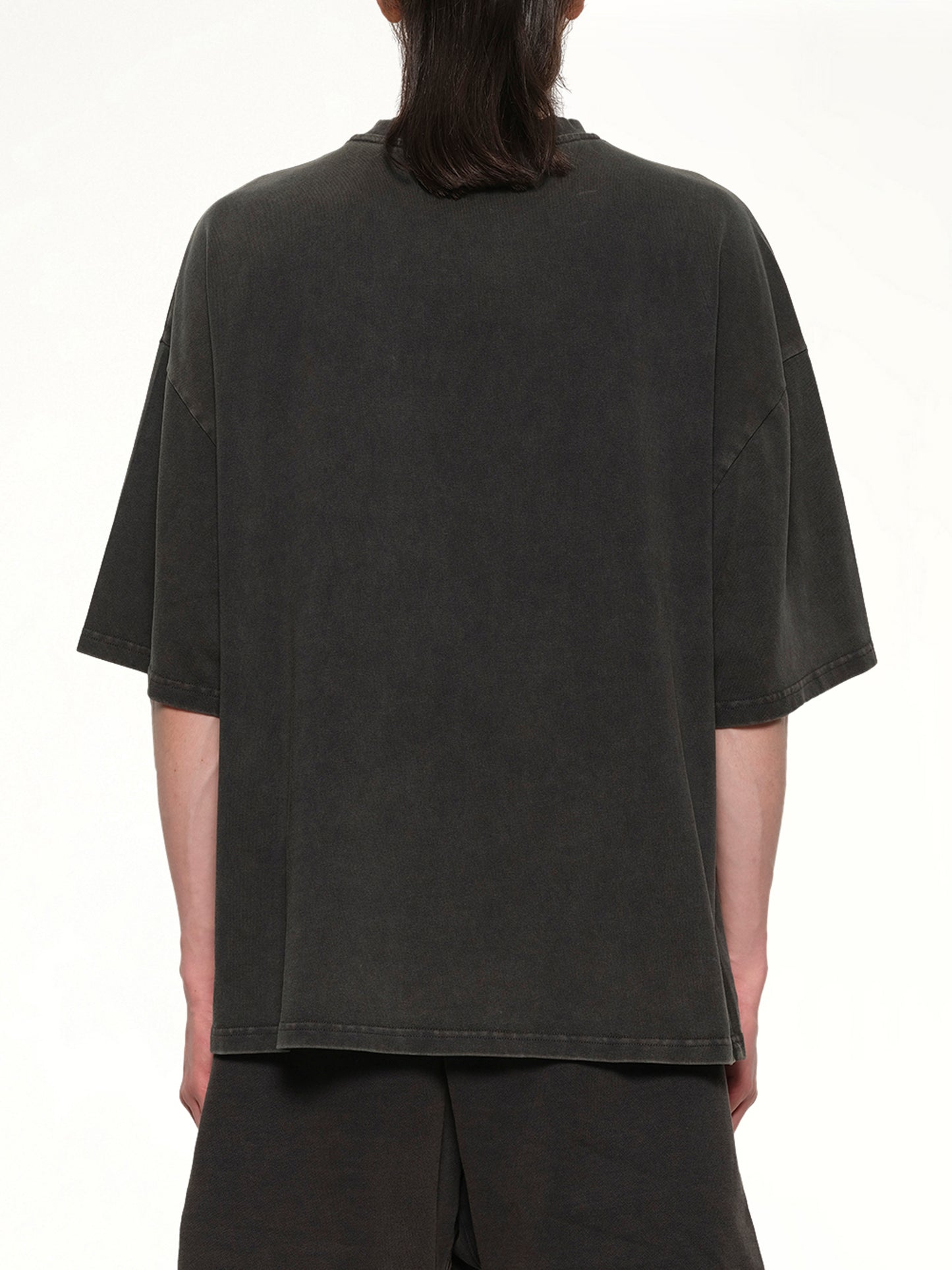 Heavy Boxy T-Shirt in Washed Black