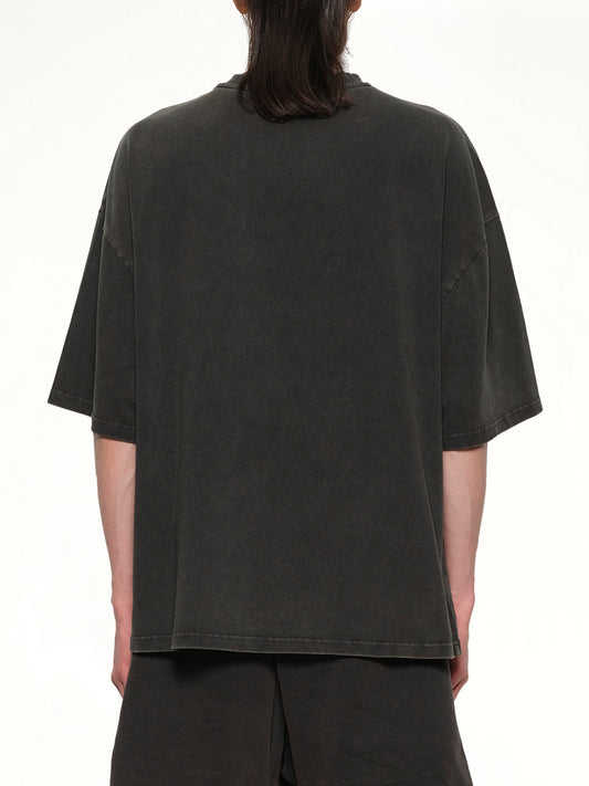 Heavy Boxy T-Shirt in Washed Black
