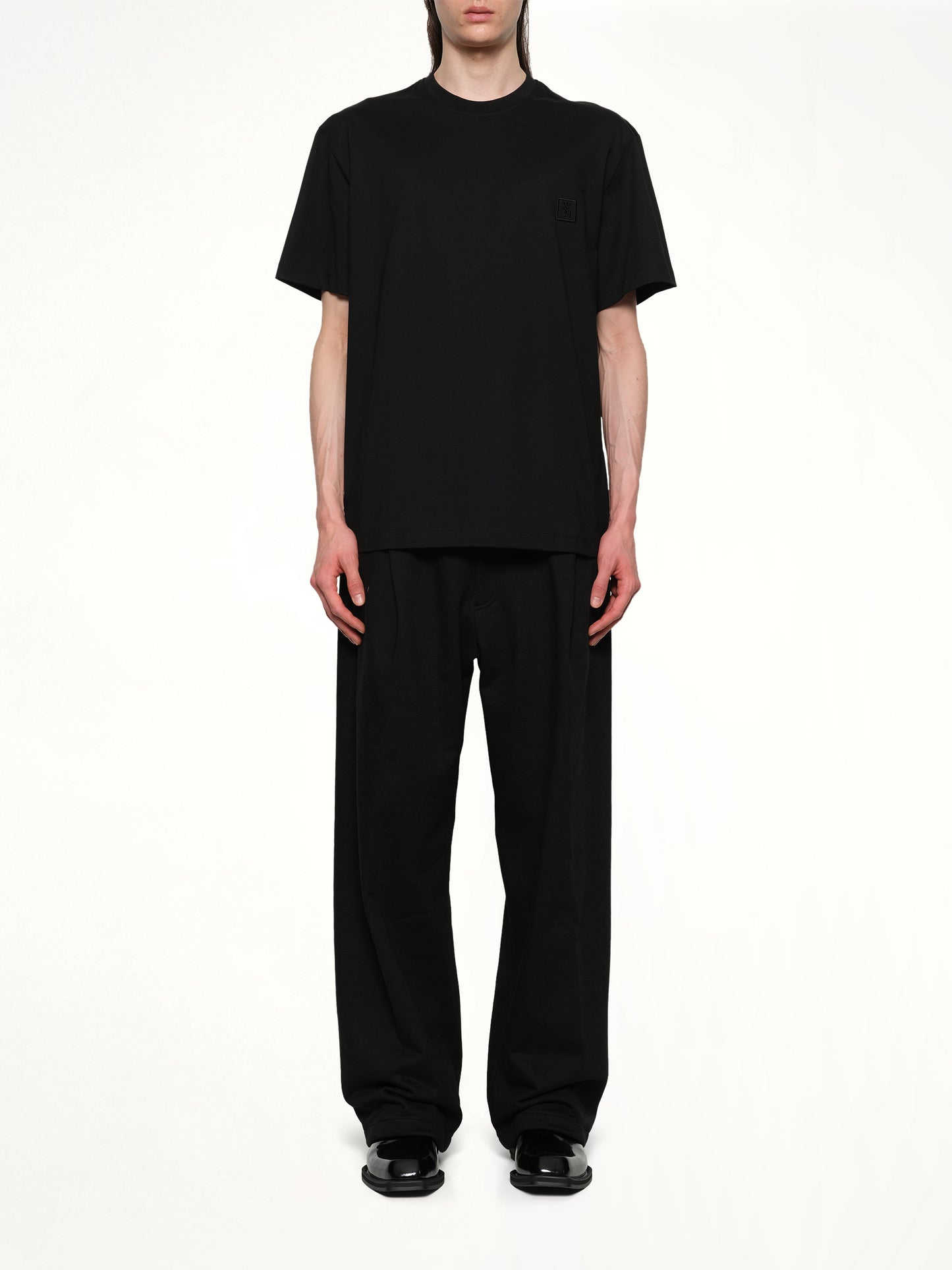 Flower Petal T-Shirt in Black