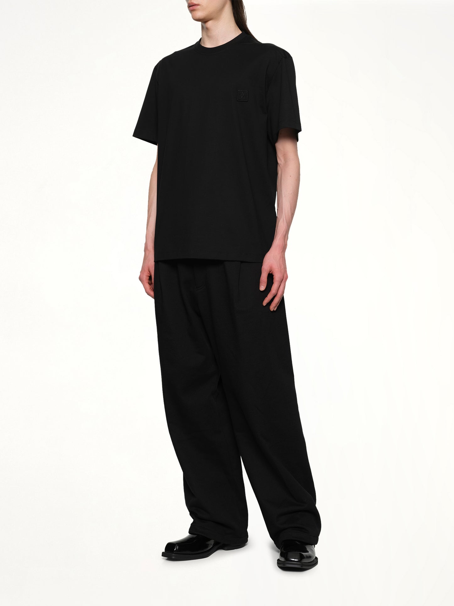 Flower Petal T-Shirt in Black