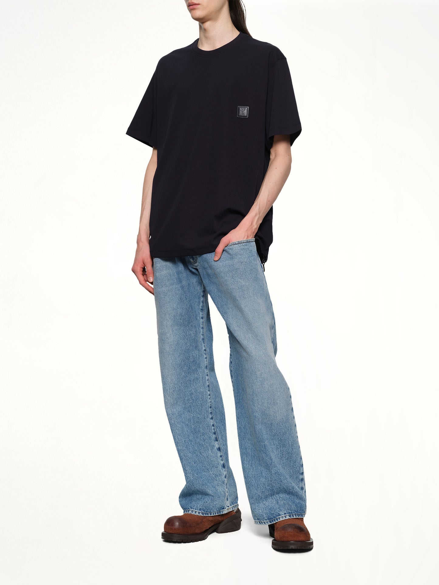 Small Logo T-Shirt in Navy