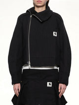 Carhartt WIP Duck x Wool Knit Blouson in Black