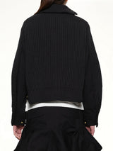 Carhartt WIP Duck x Wool Knit Blouson in Black
