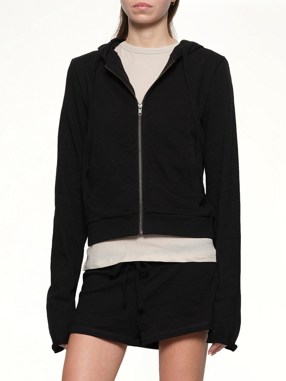 Lightweight Micro Shorts in Black