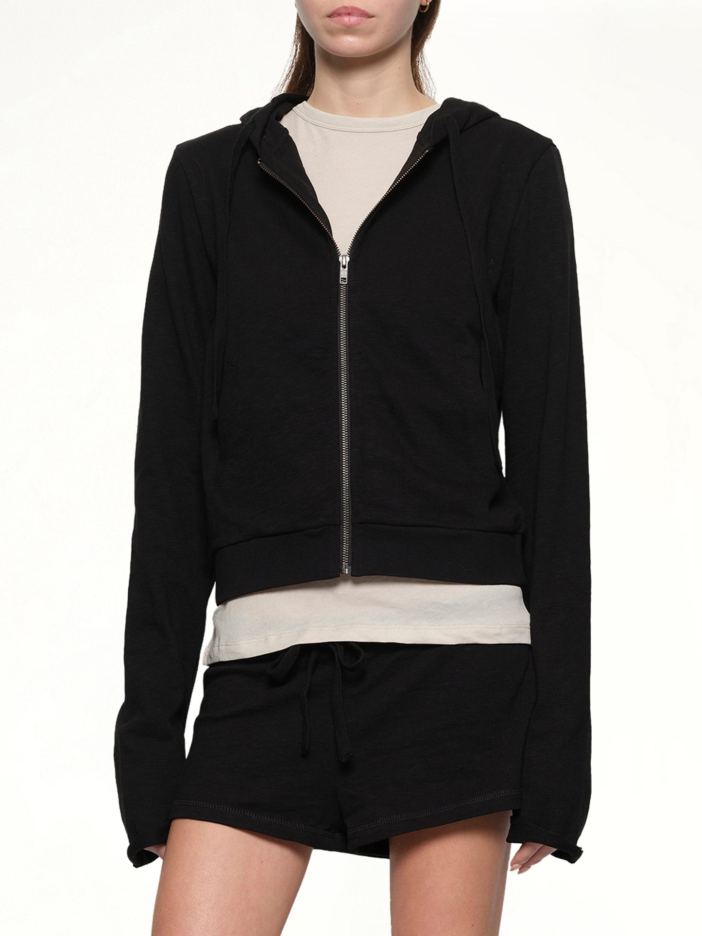 Lightweight Micro Shorts in Black