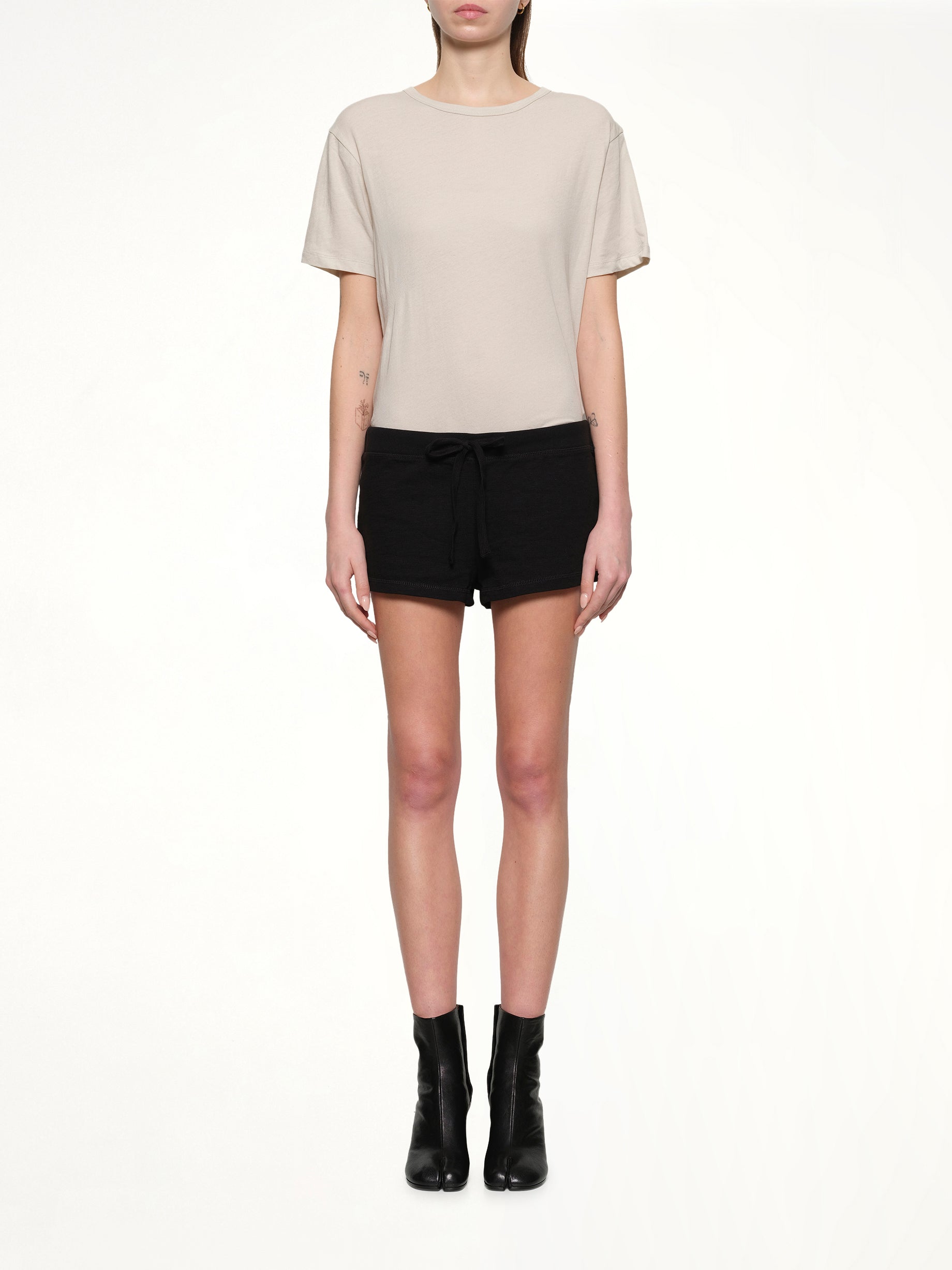 Lightweight Micro Shorts in Black