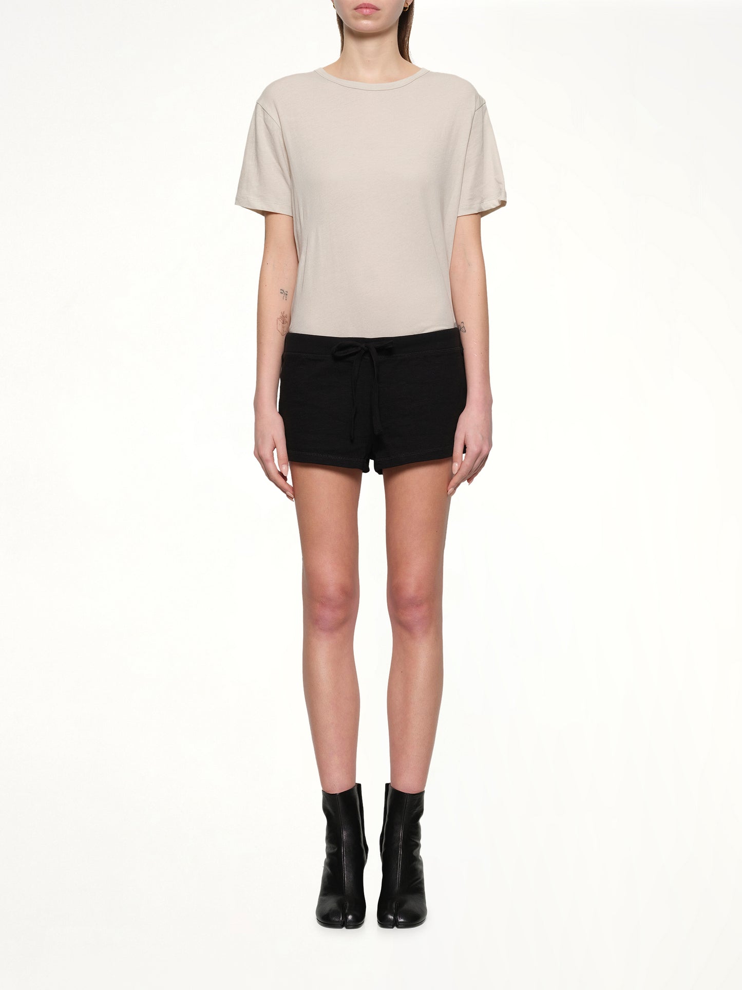 Lightweight Micro Shorts in Black