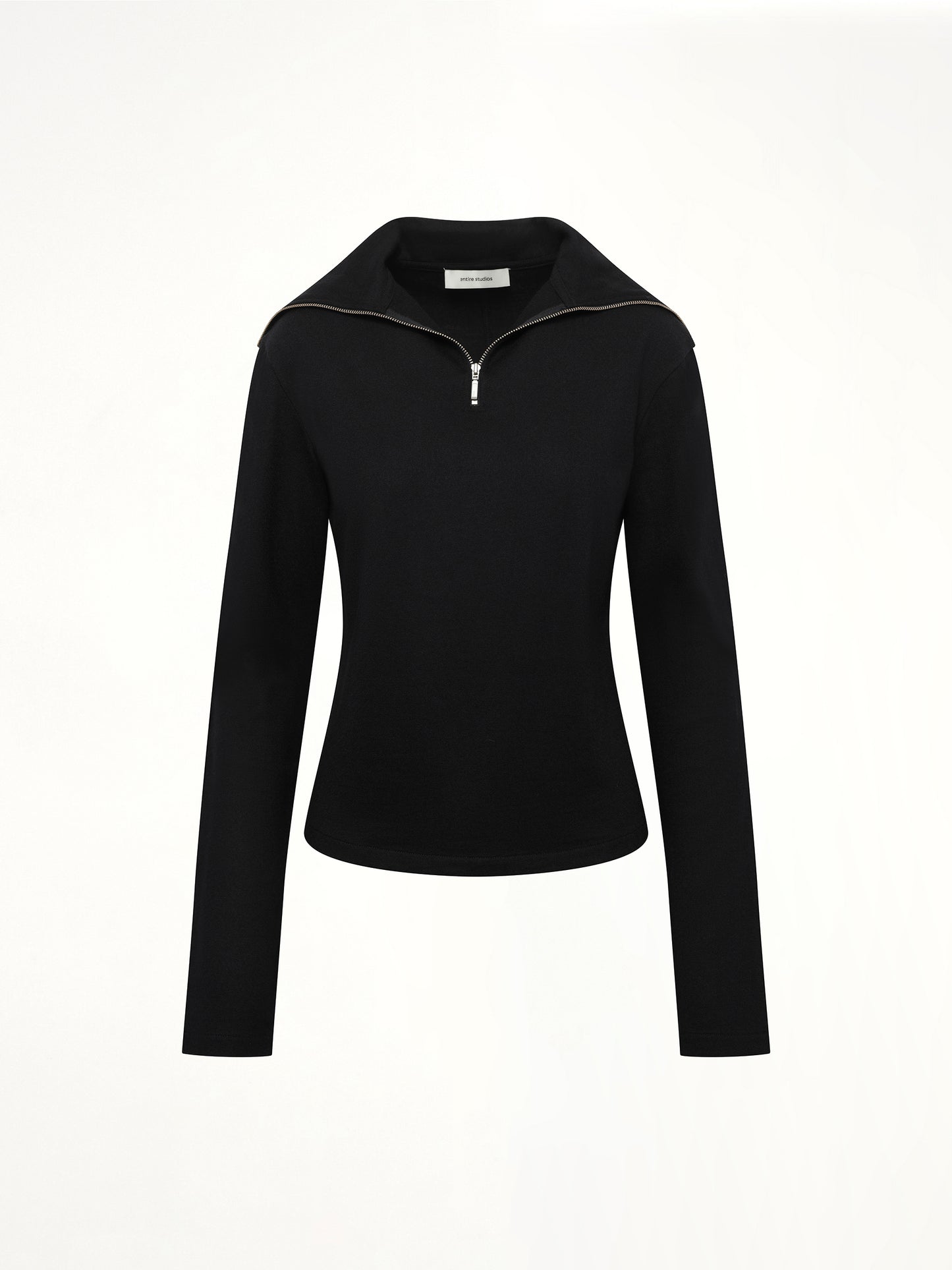 Apex Wool Top in Black