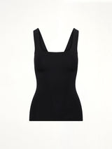 Squared Neck Top in Black