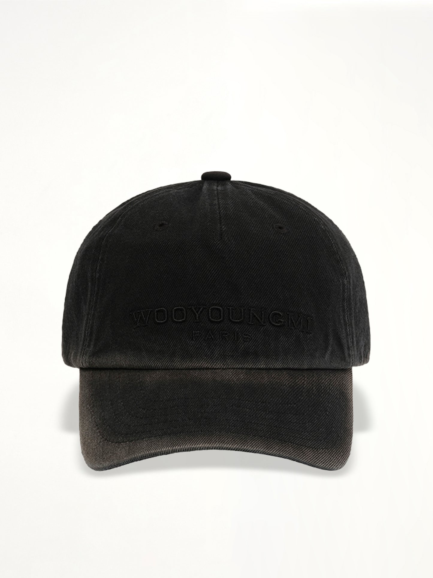 Denim Cap in Black